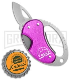 Buck Knives Buck Metro Purple Folding Knife - Satin Plain -Buck Knives Sales Store Buck Metro LL Purple Satin B759 PLW BHQ 71301 jr bottlecap large