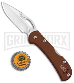 Buck Knives Buck Mini SpitFire Brown Folding Knife - Satin Plain 7 Buck Knives Buck Mini SpitFire Brown Folding Knife - Satin Plain -Buck Knives Sales Store Buck Mini SpitFire LB Brown Satin 0726BRS BHQ 92995 jr bottlecap large