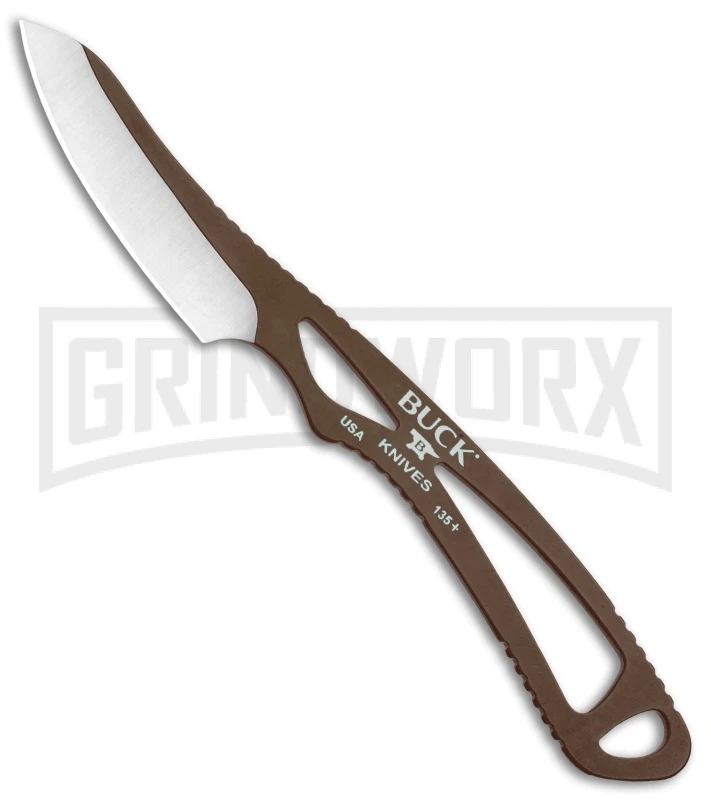 Buck Knives Buck PakLite Field Master Kit Brown Fixed Blade/Guthook - Brown/Satin 2 Buck Knives Buck PakLite Field Master Kit Brown Fixed Blade/Guthook - Brown/Satin - Image 2