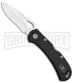 Buck Knives SpitFire Black Folding Knife - Satin Plain