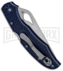 Byrd Cara Cara 2 Blue FRN Folding Knife - Satin Serr 6 Byrd Cara Cara 2 Blue FRN Folding Knife - Satin Serr -Buck Knives Sales Store Byrd Cara Cara 2 LB Blue FRN Satin Serr BY03PSBL2 BHQ 89815 jr side large