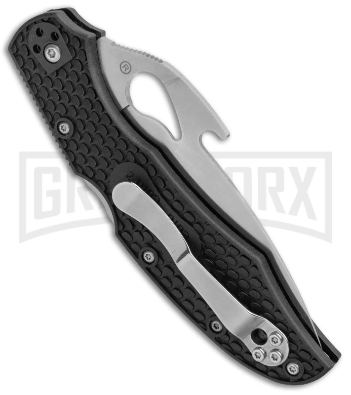 Byrd Cara Cara 2 Folding Knife Black FRN W/ Emerson Wave Opener - Satin Plain 3 Byrd Cara Cara 2 Folding Knife Black FRN W/ Emerson Wave Opener - Satin Plain - Image 3