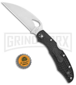 Byrd Cara Cara 2 Folding Knife Black FRN Wharncliffe - Satin Plain -Buck Knives Sales Store Byrd Cara Cara 2 LB Wharncliffe Black Satin BY03PBKWC2 BHQ 139732 jr bottlecap large