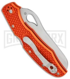 Byrd Orange Cara Cara Rescue 2 FRN Folding Knife - Satin Serr -Buck Knives Sales Store Byrd Cara Cara rescue 2 orange FRN satin serr BY17SOR2 BHQ 68587 er side large
