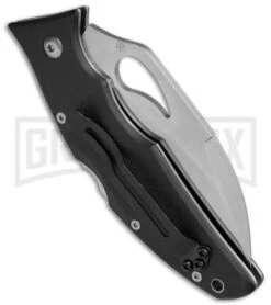 Byrd Crossbill Black G-10 Folding Knife - Satin Full Serr 6 Byrd Crossbill Black G-10 Folding Knife - Satin Full Serr -Buck Knives Sales Store Byrd Crossbill LB Black G 10 Satin Full Serr BY07GS BHQ 7365 jr side large
