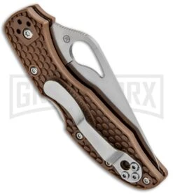 Byrd Meadowlark 2 Brown FRN Folding Knife - Satin Plain 6 Byrd Meadowlark 2 Brown FRN Folding Knife - Satin Plain -Buck Knives Sales Store Byrd Meadowlark 2 LB Brown FRN Satin BY04PBN2 BHQ 89820 jr side large