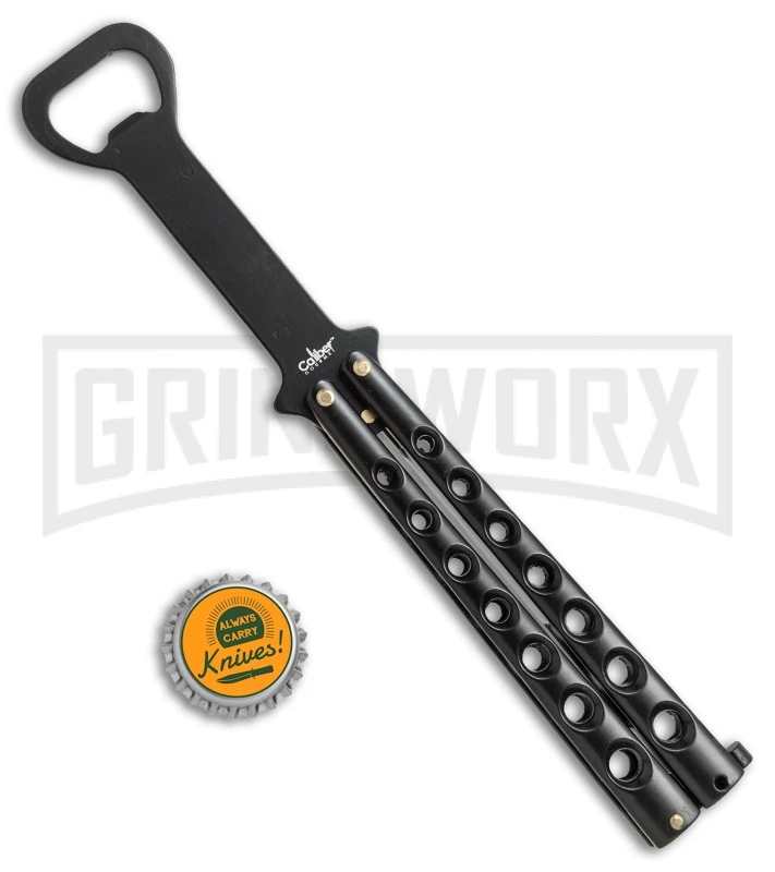 Caliber Gourmet Black Bottle Opener Butterfly Trainer 4 Caliber Gourmet Black Bottle Opener Butterfly Trainer - Image 4