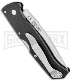 Cold Steel Air Lite Black G-10 Lockback Knife - Satin Plain -Buck Knives Sales Store Cold Steel Air Lite LB Black G 10 Satin 26WT BHQ 105935 jr side large