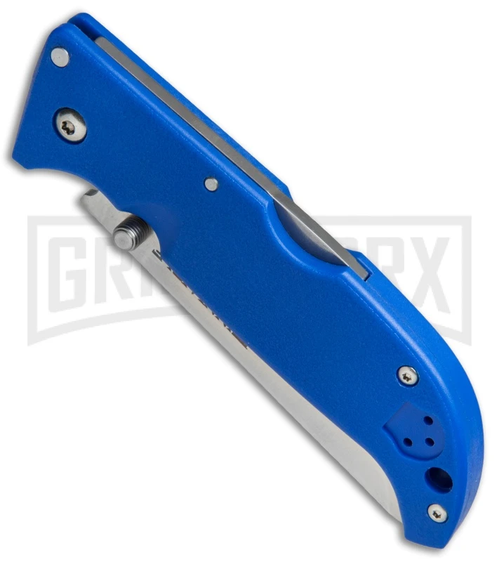 Cold Steel Blue Finn Wolf Lockback Knife - Satin Plain 2 Cold Steel Blue Finn Wolf Lockback Knife - Satin Plain - Image 2