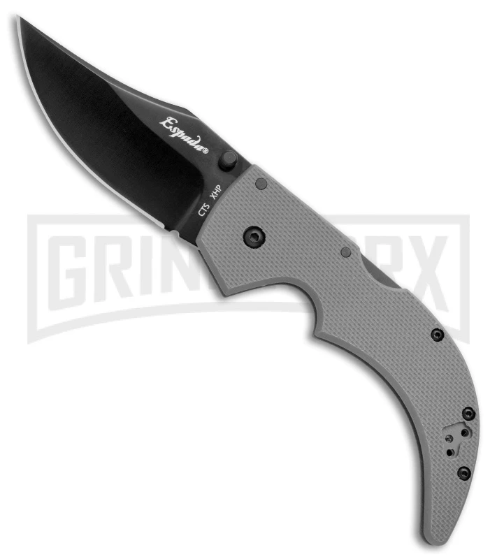 Cold Steel 62NGMLV Medium Espada Gray Tri-Ad Lock Knife - Black 1 Cold Steel 62NGMLV Medium Espada Gray Tri-Ad Lock Knife - Black
