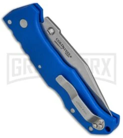 Cold Steel Pro Lite Blue GFN Folding Knife - Clip Point Satin -Buck Knives Sales Store Cold Steel Pro Lite Pro GFN Blue Clip Point 20NSCLU BHQ 51989 jr side large