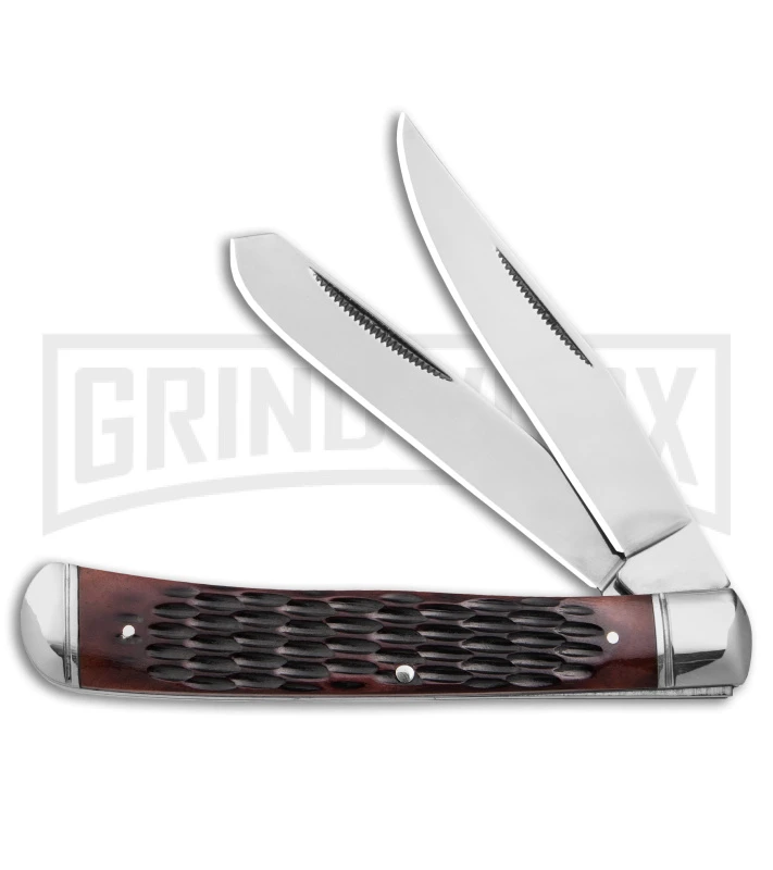 Cold Steel Trapper Jigged Bone Slip Joint Knife (3.3" Satin) 1 Cold Steel Trapper Jigged Bone Slip Joint Knife (3.3" Satin)