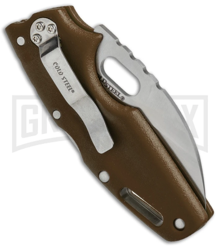 Cold Steel Tuff Lite Flat Dark Earth Folding Knife - Satin Plain 3 Cold Steel Tuff Lite Flat Dark Earth Folding Knife - Satin Plain - Image 3