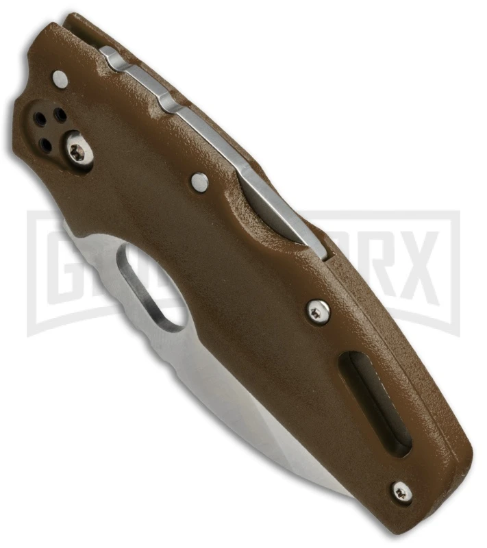 Cold Steel Tuff Lite Flat Dark Earth Folding Knife - Satin Plain 2 Cold Steel Tuff Lite Flat Dark Earth Folding Knife - Satin Plain - Image 2