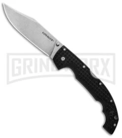 Cold Steel Voyager XL Black Griv-Ex Clip Point Tri-Ad Lock Knife - SW Plain