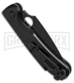 Daggerr Knives Arrow Black Aluminum Automatic Knife - Black Plain -Buck Knives Sales Store Daggerr Knives Arrow Automatic Knife Black Aluminum 3in Black D2 BHQ 183396 td side large