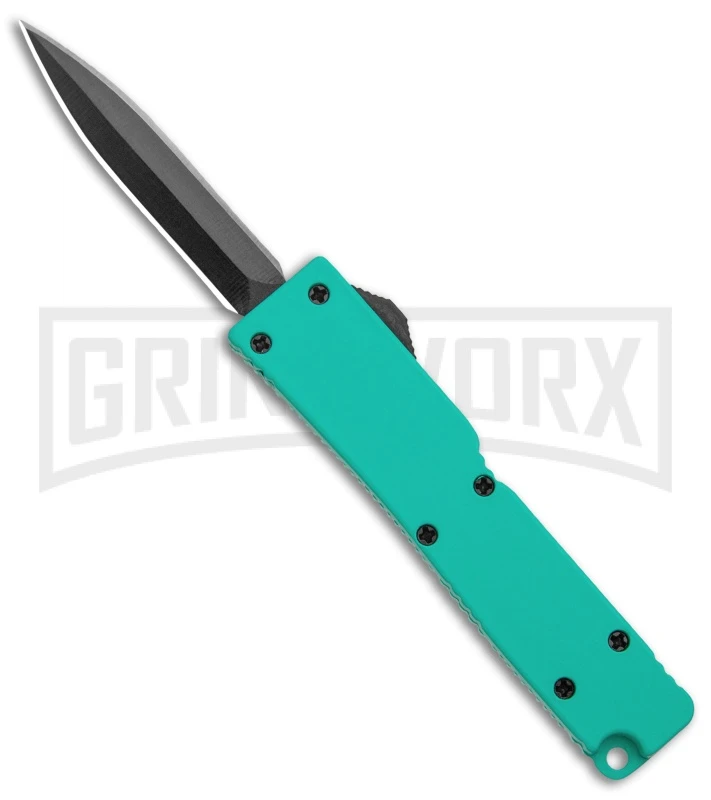 Firecracker Mini Robin Egg D/A OTF Automatic Knife - Black Dagger 1 Firecracker Mini Robin Egg D/A OTF Automatic Knife - Black Dagger