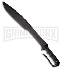 Frost Cutlery Bush Master III Black/Composite Fixed Blade - Black Plain