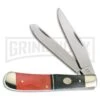 Frost Cutlery Steel Warrior Trapper Red/Black Pocket Knife