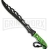 Frost Cutlery Tac Xtreme Zombie Dragon Tail Machete - Black Plain