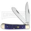 Frost Cutlery Hen & Rooster Trapper Blue Pick Bone Pocket Knife