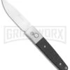 Ganzo Knives G7211-BK Black G-10 Automatic Knife - Flat Grind Satin