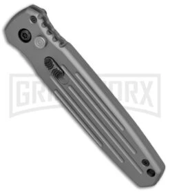 Gerber Covert Gray Automatic Knife - Stonewash Plain -Buck Knives Sales Store Gerber Auto Covert Tactical Gray SW BHQ 67393 er spine large