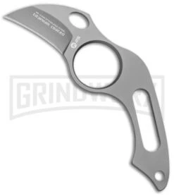 K-25 Tactical Karambit Neck Knife Fixed Blade - Bead Blast Plain