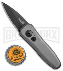 Kershaw Launch 4 Gray Automatic Knife CA Legal - Black Plain -Buck Knives Sales Store Kershaw Launch 4 CA Legal Gray Black KER7500GRYBLK BHQ 74062 jr bottlecap large