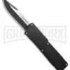 Lightning Black D/A OTF Automatic Knife - Clip Point Two Tone