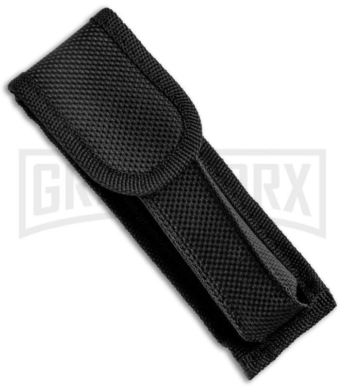 Mago 9" Diamondback Black Italian Stiletto OTF Automatic Knife - Satin Plain 4 Mago 9" Diamondback Black Italian Stiletto OTF Automatic Knife - Satin Plain - Image 4