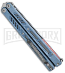 Maxace Banshee V2 Premium Balisong Butterfly Knife Gray G-10 - Satin Plain -Buck Knives Sales Store Maxace Banshee V2 Balisong Butterfly Knife Gray G 10 Satin BHQ 140242 jr side large