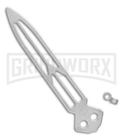 Maxace Knives Balisong Obsidian Black SW Titanium - Satin Plain -Buck Knives Sales Store Maxace Knives Balisong Obsidian Black Titanium Handles CF Inlay 4 Satin BHQ 120301 LS Blade large