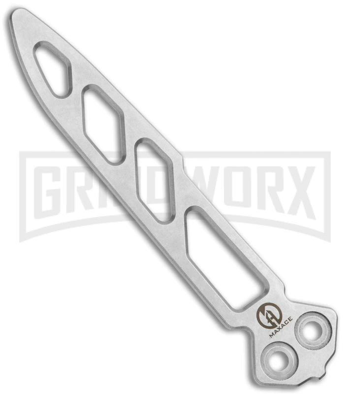 Maxace Knives Balisong Serpent Striker II Gray G-10 - Satin Tanto Plain 4 Maxace Knives Balisong Serpent Striker II Gray G-10 - Satin Tanto Plain - Image 4