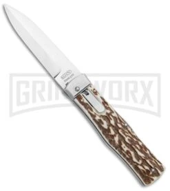 Mikov 241 Predator Stag Automatic Lever Lock Knife Bayonet
