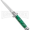 Milano 9" Green Acrylic Bayonet (4" Satin)