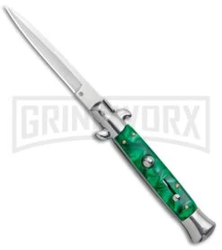Milano 9" Green Acrylic Bayonet (4" Satin)