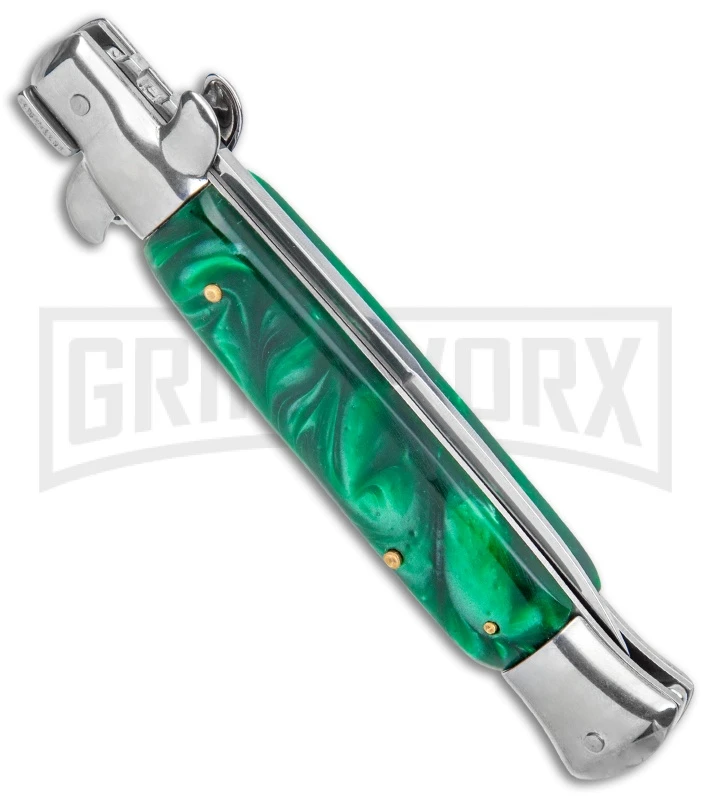 Milano 9" Green Acrylic Bayonet (4" Satin) 3 Milano 9" Green Acrylic Bayonet (4" Satin) - Image 3
