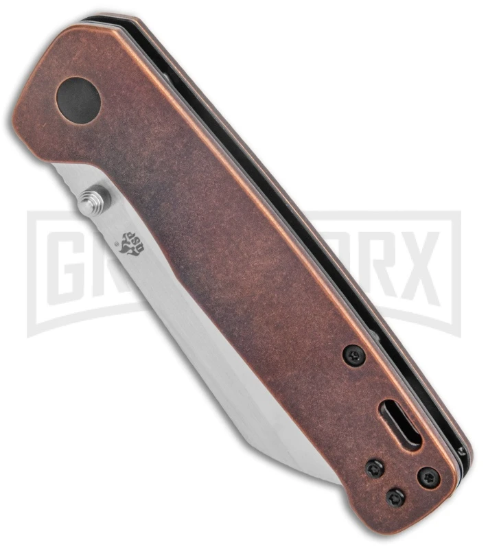 QSP Penguin Liner Lock Knife Copper - Satin Plain 2 QSP Penguin Liner Lock Knife Copper - Satin Plain - Image 2
