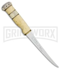 Rapala Witch's Tooth Collector Fillet Fixed Blade Knife - Mirror Plain