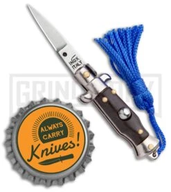 Italian Stiletto Brown Automatic Knife Blue Keychain - Flat Grind 7 Italian Stiletto Brown Automatic Knife Blue Keychain - Flat Grind -Buck Knives Sales Store SKM Italian Stiletto Keychain Auto Brown Blue Satin BHQ 102945 jr bottlecap large