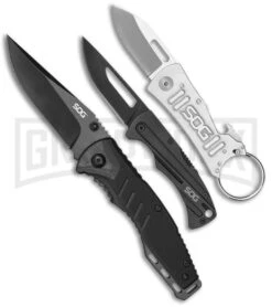 SOG Professional 3.1 Pocket Knife Kit - 3 In 1