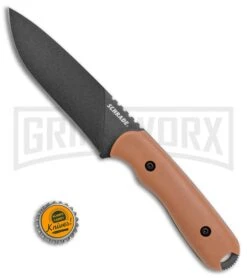 Schrade Frontier Brown Grivory Fixed Blade Knife - Black SW 5 Schrade Frontier Brown Grivory Fixed Blade Knife - Black SW -Buck Knives Sales Store Schrade Frontier brown grivory black sw SCHF42D BHQ 62025 er size large