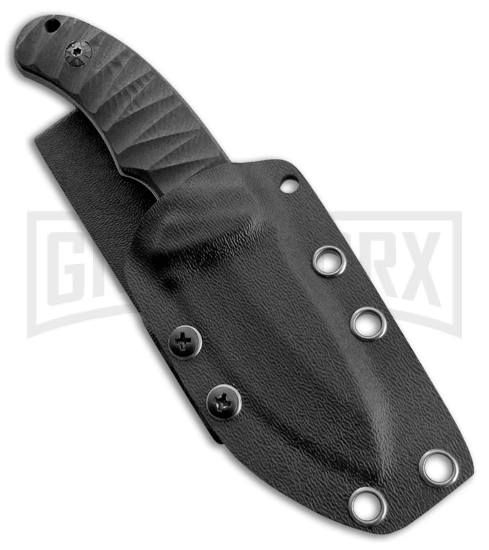 Schrade SCHF57 Black G-10 Fixed Blade Knife - Black Plain 2 Schrade SCHF57 Black G-10 Fixed Blade Knife - Black Plain - Image 2
