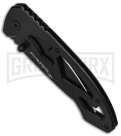 Smith & Wesson Black Folding Knife Combo - Set Of 2 -Buck Knives Sales Store Smith Wesson 2 Knife Black SWPROM 16 5CP BHQ 49196 jr knife 1 spine large