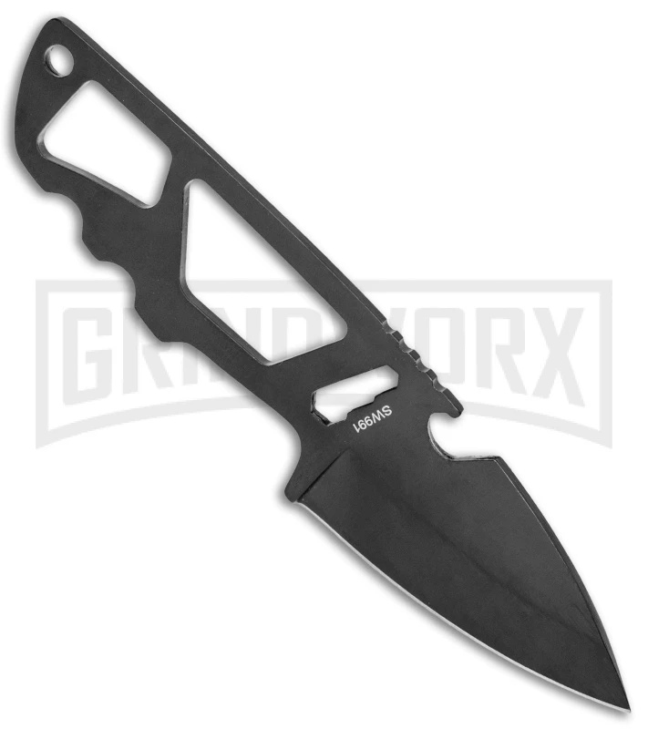 Smith & Wesson SW991 M&P Shield Fixed Blade Knife & Tool - Black Plain 2 Smith & Wesson SW991 M&P Shield Fixed Blade Knife & Tool - Black Plain - Image 2