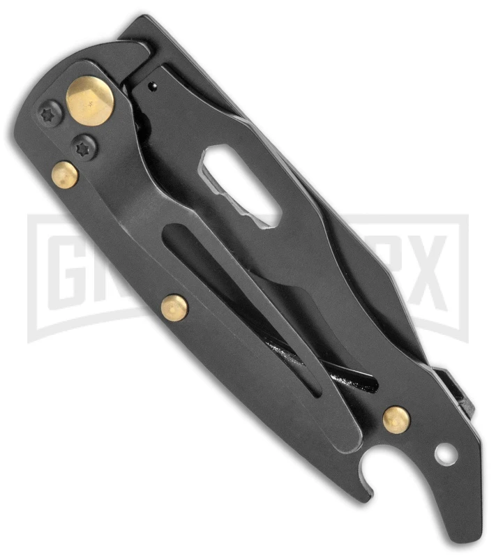 Smith & Wesson Black Multi-Tool Folding Knife Stainless Steel - Black Plain 3 Smith & Wesson Black Multi-Tool Folding Knife Stainless Steel - Black Plain - Image 3
