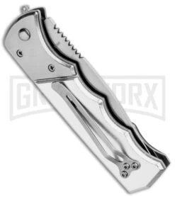 Super Knife Dingo Brown Marble Acrylic Automatic Knife - Satin Serr 6 Super Knife Dingo Brown Marble Acrylic Automatic Knife - Satin Serr -Buck Knives Sales Store Super Knife Dingo Brown Marble Acrylic Auto Satin Serr GA623SLMBRN GX 33497 jr side large