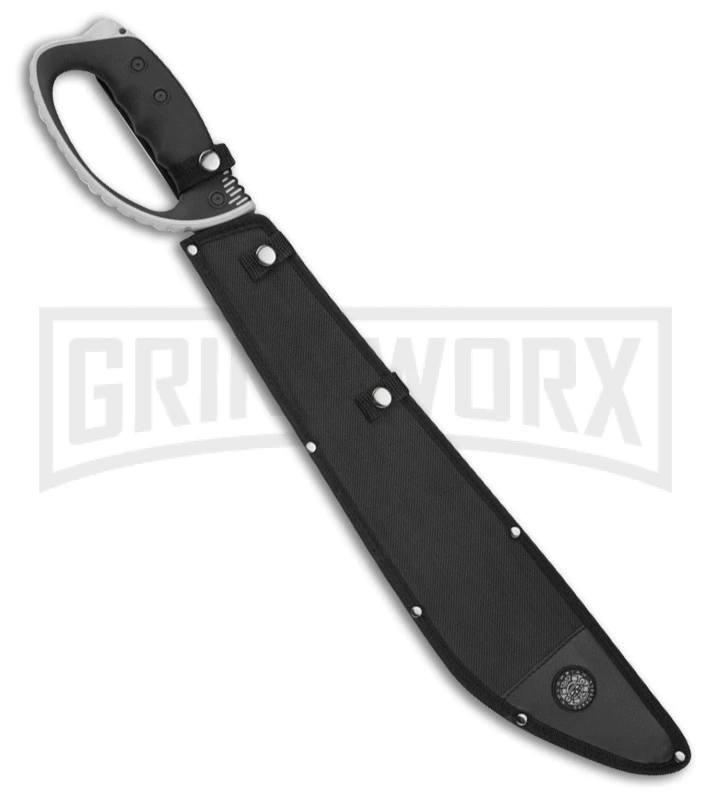 United Cutlery Colombian Ahoy Survival Fixed Blade Knife - Black Plain 2 United Cutlery Colombian Ahoy Survival Fixed Blade Knife - Black Plain - Image 2
