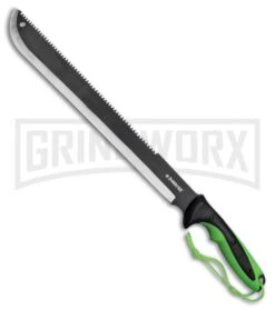 Z-Hunter Zombie Saber Green Machete - Two-Tone Plain